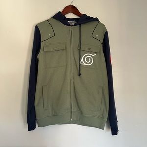 Naruto colorblock zip hoodie